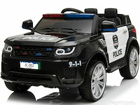 R/c ride on police car - black
