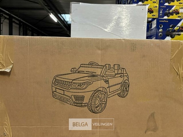 R/c ride on police car black - afbeelding 2 van  4