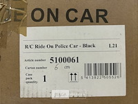 R/c ride on police car black - afbeelding 4 van  4