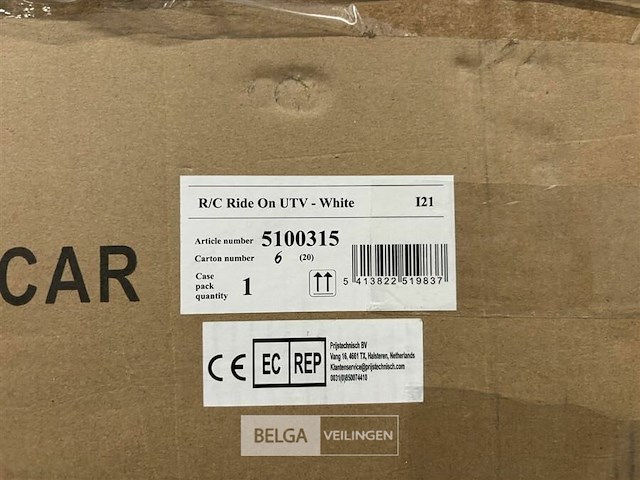 R/c ride on utv white - afbeelding 4 van  4