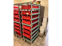 Rea verrijdbare kunststof stelling (3x) - afbeelding 1 van  2