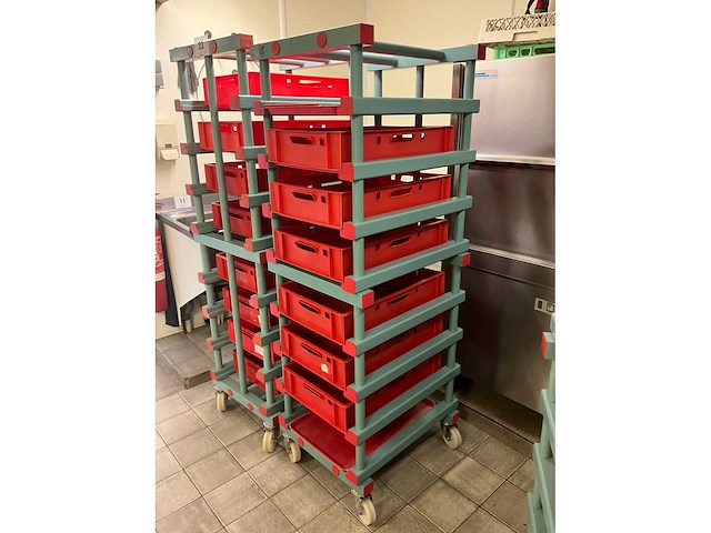 Rea verrijdbare kunststof stelling (3x) - afbeelding 2 van  2