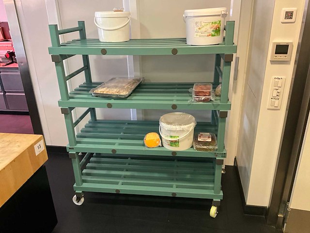 Rea verrijdbare kunststof stelling - afbeelding 1 van  2