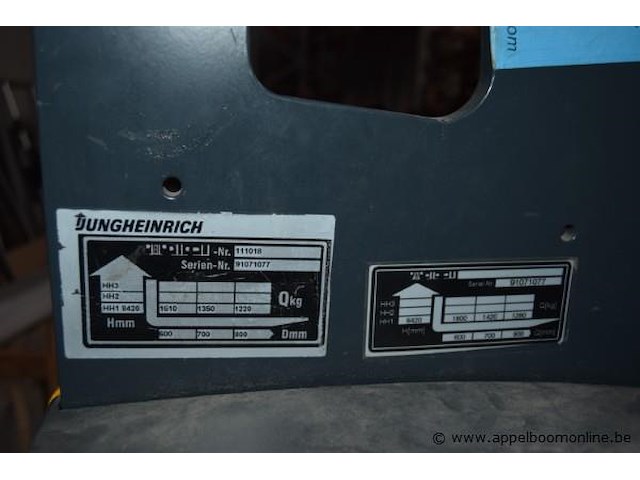 Reachtruck, jungheinrich, etv216, bouwjaar 2011, werking niet gekend - afbeelding 2 van  3