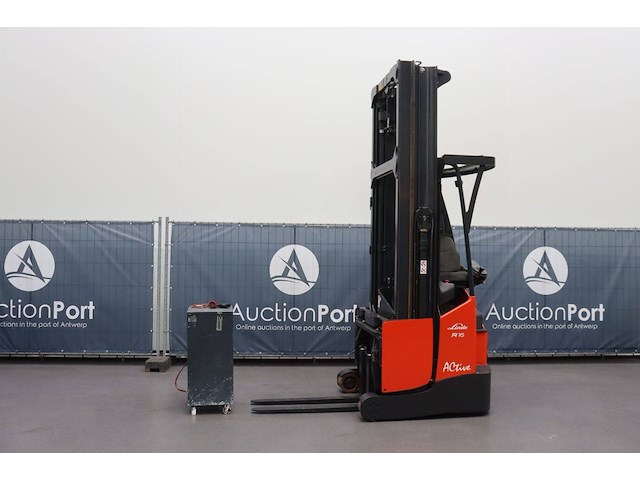 Reachtruck linde r16x-03 elektrisch 1600kg 10m 2017 - afbeelding 1 van  1