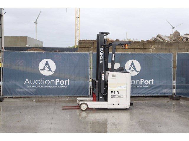 Reachtruck nichiyu fbrm15-85-400 elektrisch 1500kg 4.0m 2019 - afbeelding 1 van  1