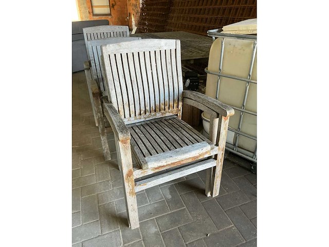 Real teak 6-delige tuinset - afbeelding 6 van  6