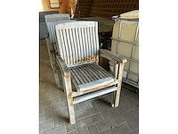 Real teak 6-delige tuinset - afbeelding 6 van  6