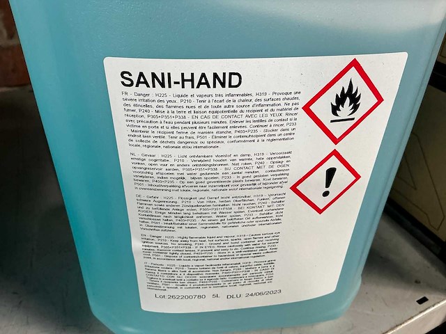 Realco sani-hand bidon ontsmettingsmiddel (6x) - afbeelding 4 van  4