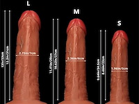 Realistische siliconen dildo (33 cm) - afbeelding 2 van  4