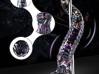 Realistische siliconen dildo (33 cm) - afbeelding 4 van  5