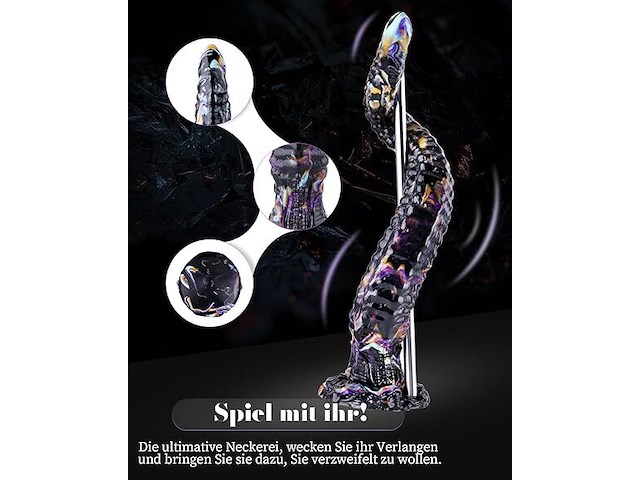 Realistische siliconen dildo (33 cm) - afbeelding 4 van  5