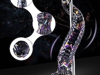 Realistische siliconen dildo (33 cm) - afbeelding 4 van  5