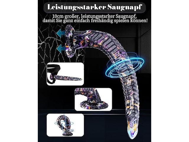 Realistische siliconen dildo (33 cm) - afbeelding 2 van  5
