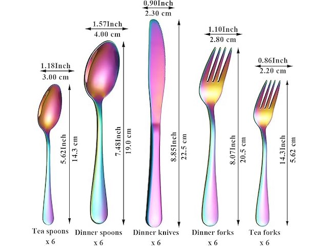 Reanea tafelbestekset (30-delig) - afbeelding 2 van  2