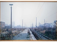 Rebecca wilton (1979), 'bahnhof', 2006, n° 3/3, digital print 120 x 180 cm. (47.24 x 70.87 in.), frame: 125 x 185 cm. (49.21 x 72.82 in.) - afbeelding 2 van  6