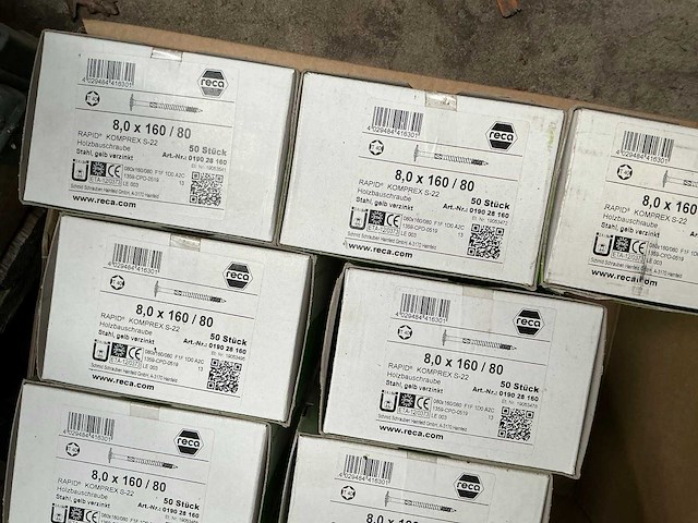 Reca rapid komprex s-22 8x160x80 snelboorschroeven (350x) - afbeelding 2 van  2