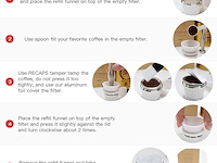 Recaps vulgereedschaphouder compatibel met nespresso - afbeelding 4 van  4