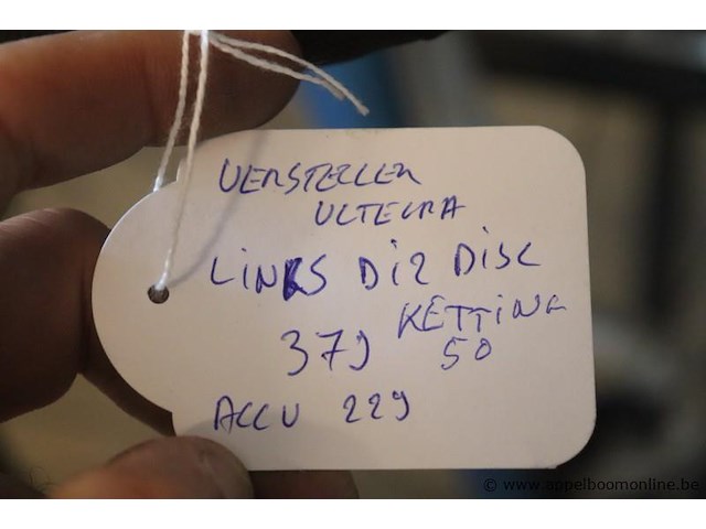 Recefiets , maat 55, mist versteller links disk, ketting - afbeelding 4 van  4