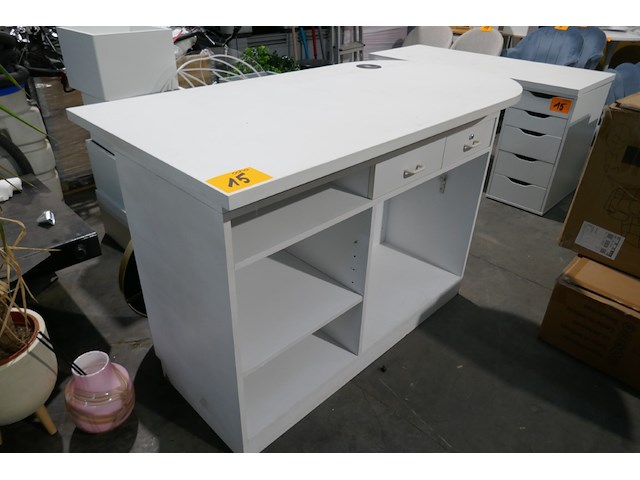 Receptiebalie + bureautafel - afbeelding 1 van  5
