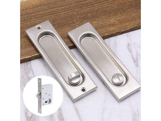 Rechthoekig schuifdeurslot - afbeelding 1 van  5