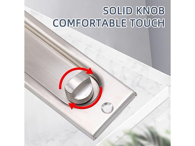 Rechthoekig schuifdeurslot - afbeelding 5 van  5