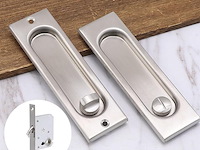 Rechthoekig schuifdeurslot - afbeelding 1 van  5