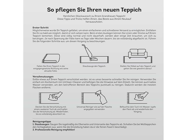 Rechthoekig tapijt - 280x380 cm - afbeelding 3 van  8