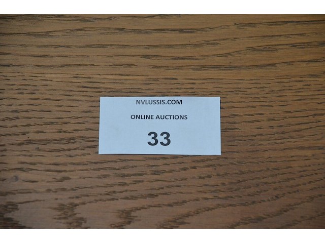 Rechthoekige houten bureeltafel ikea afm. 140x85 , schilderij ikea afm. 130x80 (8,12) - afbeelding 5 van  9