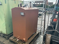 Rechthoekige opslag stookolietank inhoud 600 l