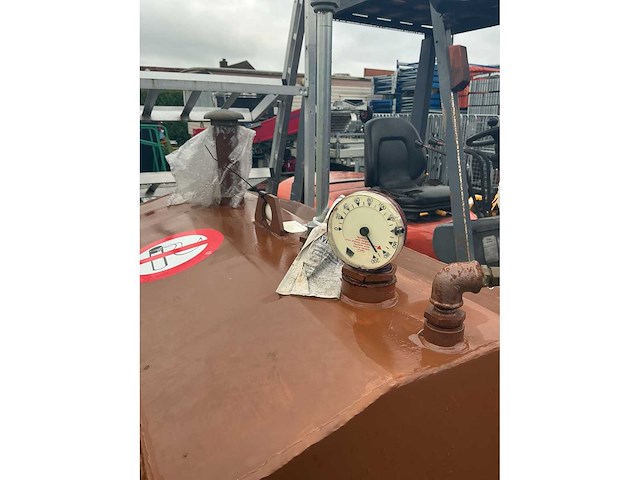 Rechthoekige opslag stookolietank inhoud 600 l - afbeelding 3 van  3