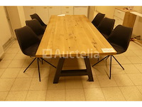 Rechthoekige tafel + 6 stoelen - afbeelding 7 van  10