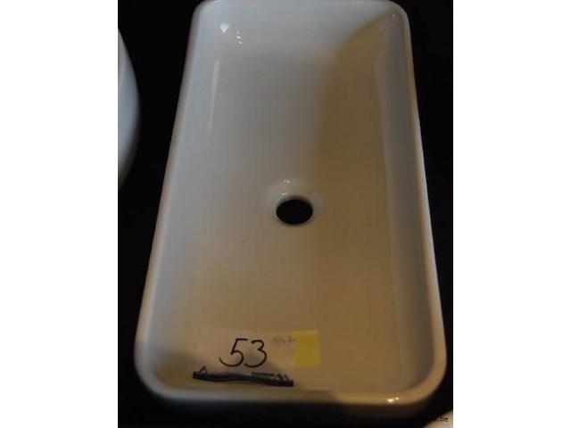 Rechthoekige wasbak 60x30 - afbeelding 2 van  2