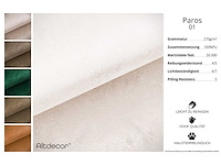 Rechtshoek bank - beige velvet - afbeelding 6 van  9