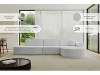 Rechtshoek bank - green velvet - afbeelding 7 van  8