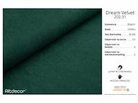Rechtshoek bank - green velvet - afbeelding 4 van  7