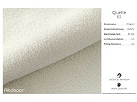 Rechtshoekbank - beige bouclé stof - afbeelding 5 van  9
