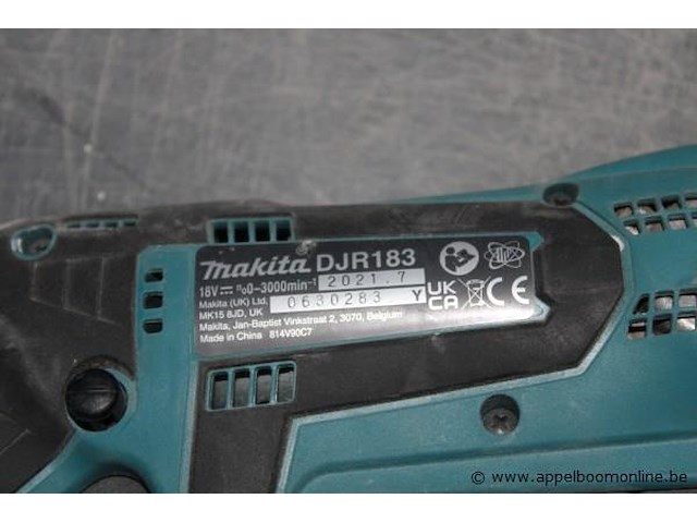 Reciprozaag - makita - djr183 - afbeelding 2 van  2