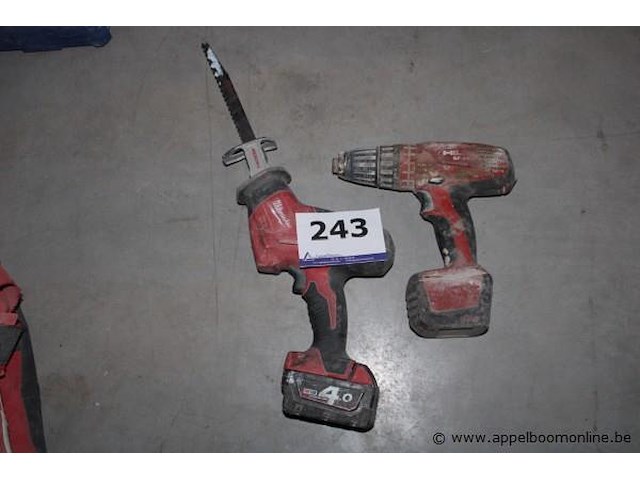Reciprozaag - milwaukee accuboormachine - hilti - sf 14-a - afbeelding 1 van  3