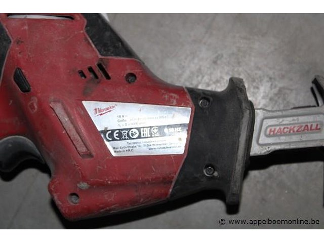 Reciprozaag - milwaukee accuboormachine - hilti - sf 14-a - afbeelding 2 van  3