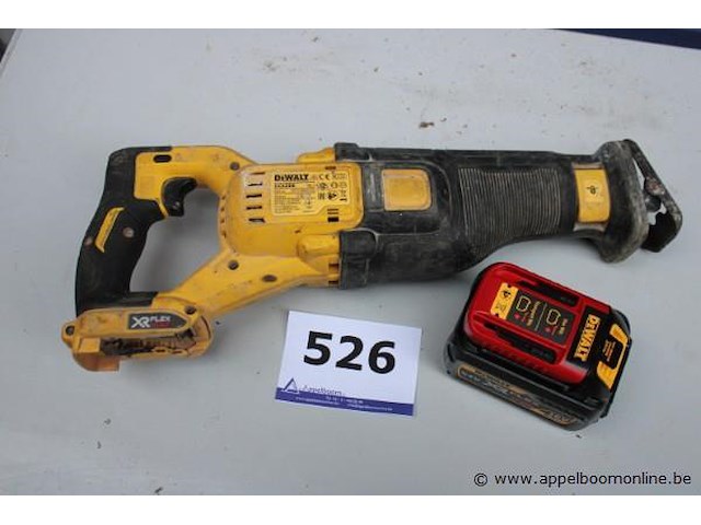 Reciprozaag dewalt dcs388, werking niet gekend - afbeelding 1 van  3