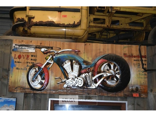 Reclame bord retro look - afbeelding 1 van  3