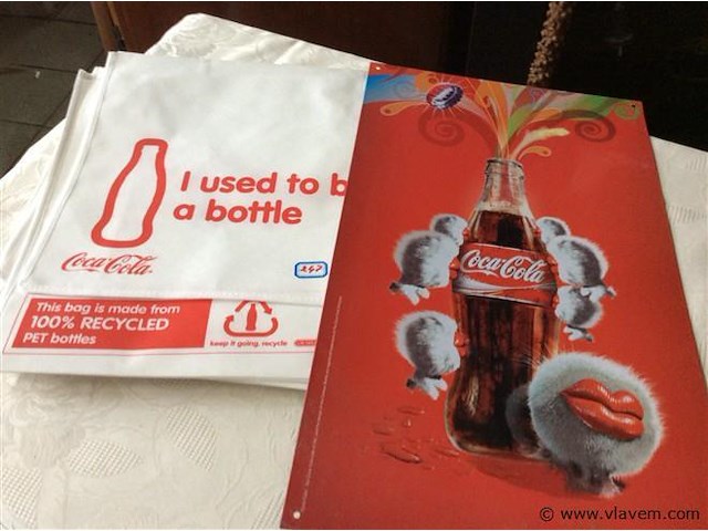 Reclame coca cola - afbeelding 1 van  2