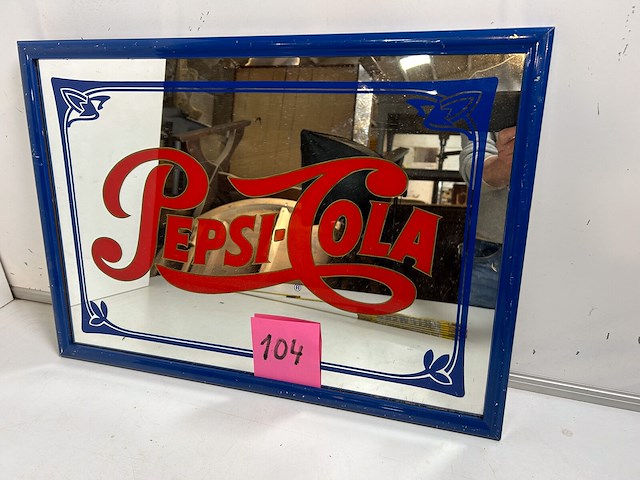 Reclame spiegel pepsi cola - afbeelding 1 van  1