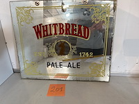 Reclame spiegel whitbread pale ale 1976 - afbeelding 1 van  2