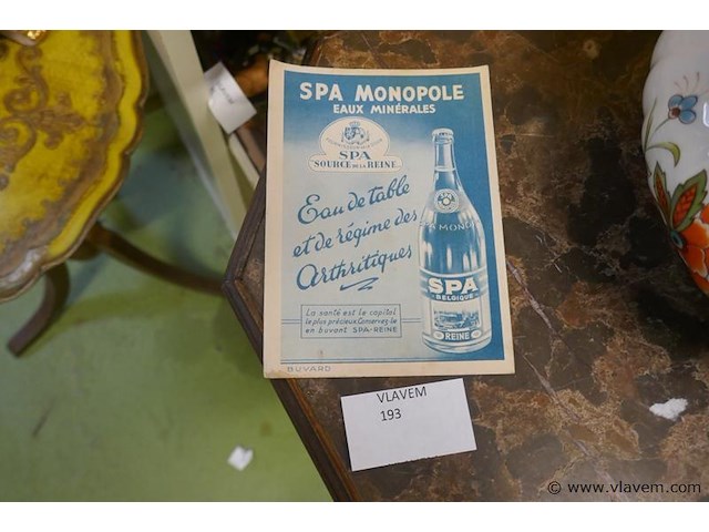 Reclame van sparein - afbeelding 1 van  1