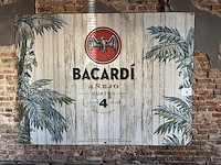 Reclamebord bacardi
