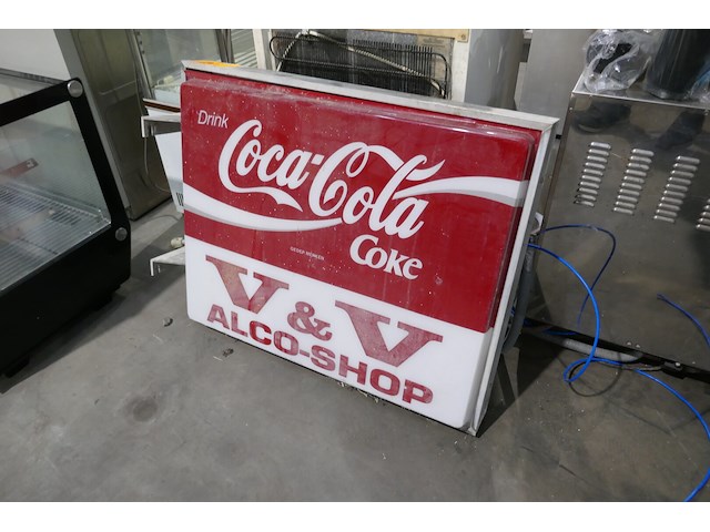 Reclamebord coca-cola - afbeelding 1 van  4