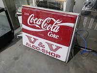 Reclamebord coca-cola