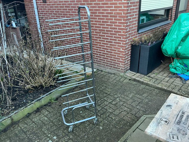 Reclamebord inox en rek overige keukenbenodigdheden - afbeelding 2 van  2